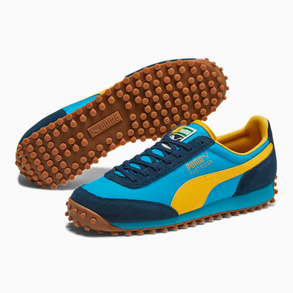 Fast Rider OG Men's Sneakers, Hawaiian Ocean-Spectra Yellow, extralarge