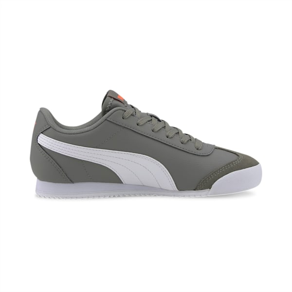 Turino Sneakers JR, Ultra Gray-Puma White-Fusion Coral, extralarge