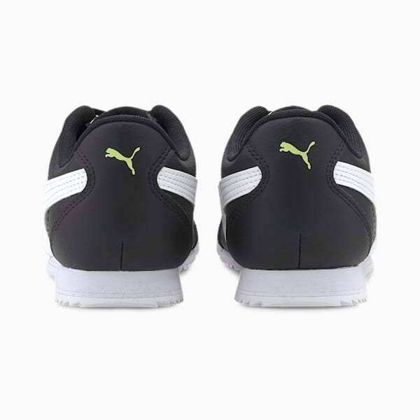 Turino Sneakers JR, Puma Black-Puma White-Sharp Green, extralarge