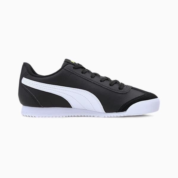 Turino Sneakers JR, Puma Black-Puma White-Sharp Green, extralarge