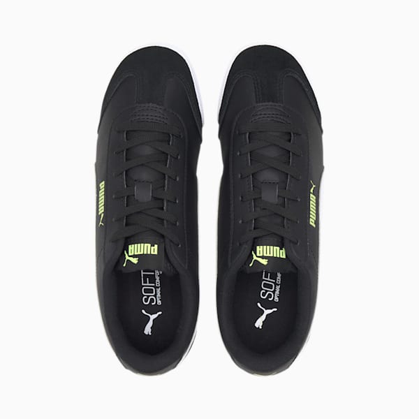 Turino Sneakers JR, Puma Black-Puma White-Sharp Green, extralarge