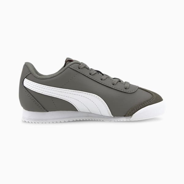 Turino Little Kids' Shoes, Ultra Gray-Puma White-Fusion Coral, extralarge