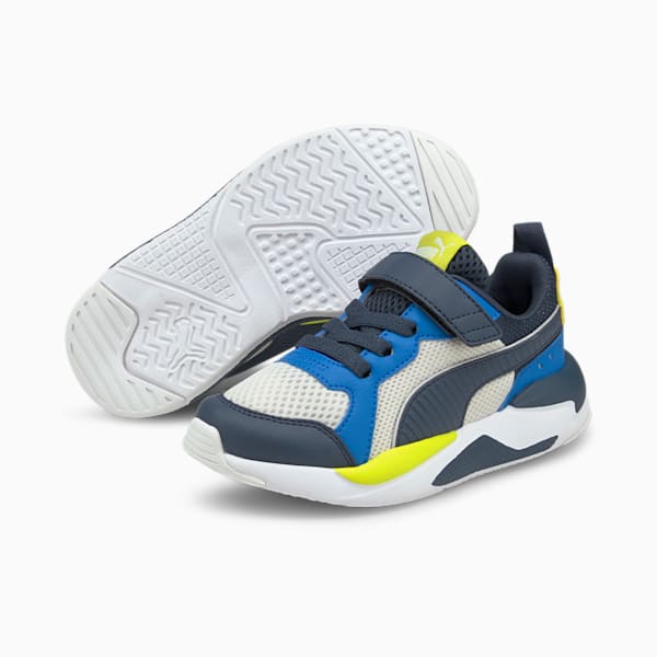 X-Ray AC PS Kid's Shoes, Nimbus Cloud-Spellbound-Future Blue-Nrgy Yellow-Puma White, extralarge-IND