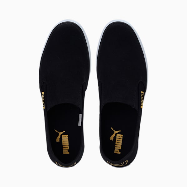 Bakavu Slip-On Shoes, Puma Black-Spectra Yellow, extralarge-IND