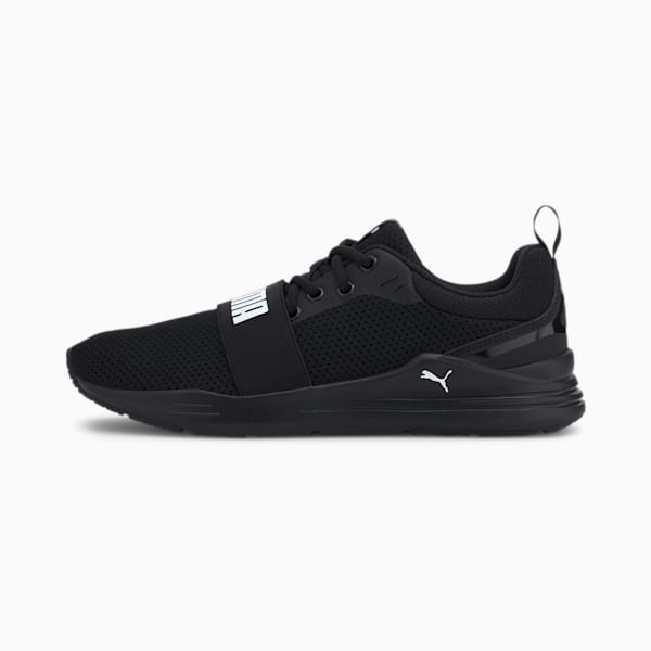 Wired Run Unisex Sneakers, Puma Black-Puma White, extralarge-IND