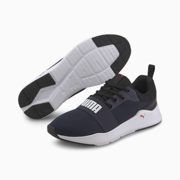 Wired Run Unisex Sneakers, Peacoat-Puma White, extralarge-IND