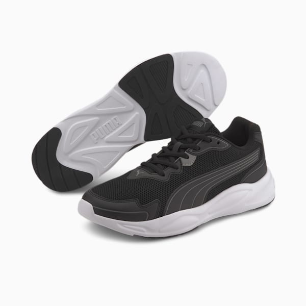 90s Runner Nu Wave Unisex Sneakers, Puma Black-Puma Black-Ultra Gray-Puma White, extralarge-IND