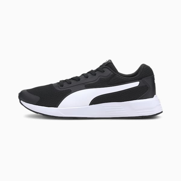 Taper Unisex Sneakers, Puma Black-Puma White-Puma Black, extralarge-IDN