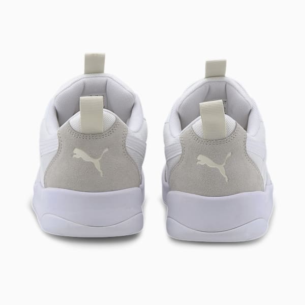 PUMA Backcourt Men's Sneakers, Puma White-Puma White-Vaporous Gray, extralarge