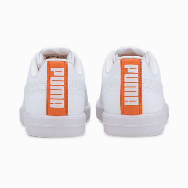 PUMA UP Women's Sneakers, Puma White-Puma White-Dragon Fire, extralarge