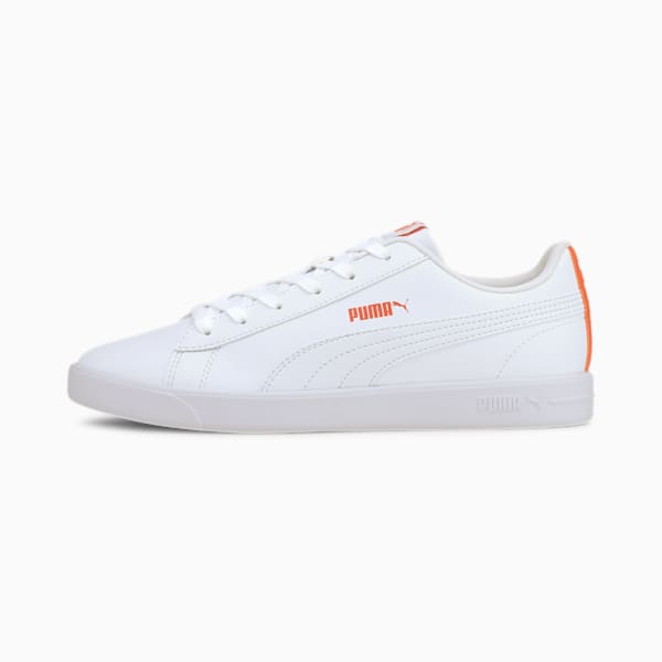 PUMA UP Women's Sneakers, Puma White-Puma White-Dragon Fire, extralarge