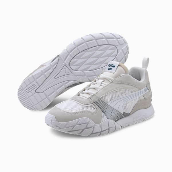 Kyron Wild Beasts Women's Sneakers, Puma White-Glacier Gray, extralarge