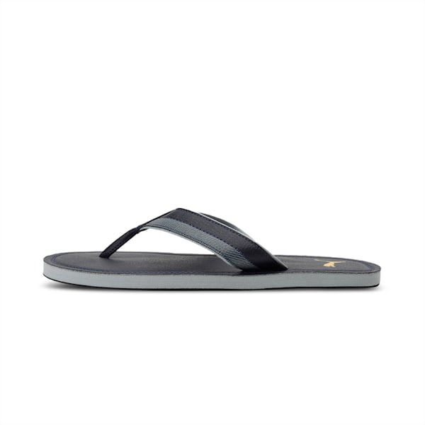 Tsukisho Men's Flip Flops, Peacoat-Quarry-Sulphur, extralarge-IND