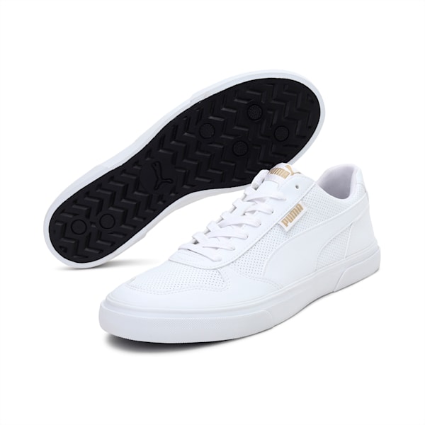 Trinity Men's Sneakers, Puma White-Puma Team Gold, extralarge-IND