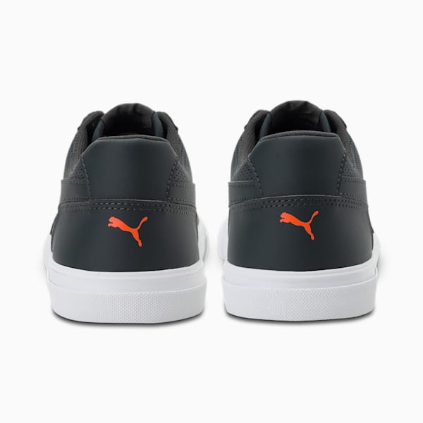 Trinity Men's Sneakers, Dark Shadow-Vibrant Orange, extralarge-IND