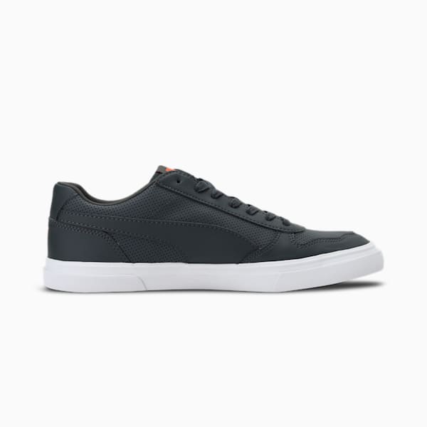 Trinity Men's Sneakers, Dark Shadow-Vibrant Orange, extralarge-IND