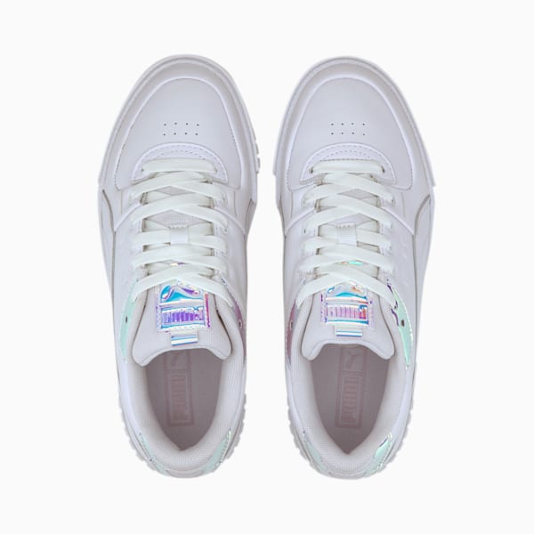 Cali Sport Glow Women's Sneakers, Puma White-Purple Heather, extralarge