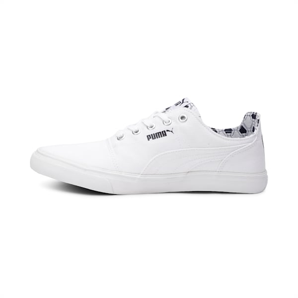 Firm Men's Shoes, Puma White-Peacoat-Silver, extralarge-IND