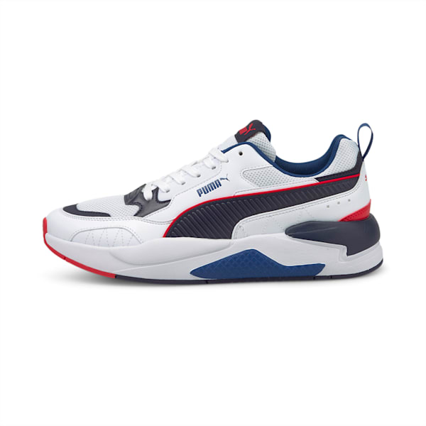 X-Ray 2 Square Men's Sneakers, Puma White-Peacoat-Limoges-High Risk Red, extralarge-IND