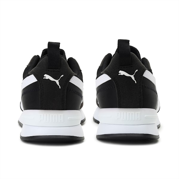 Puma soft foam black and white store