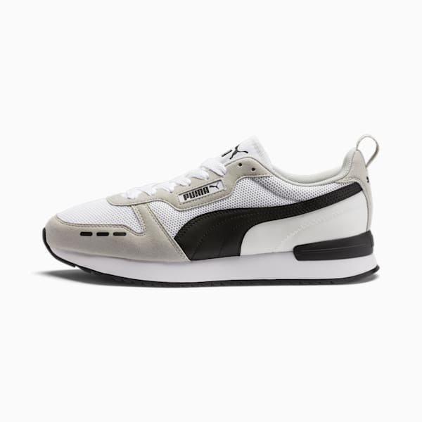 PUMA R78 Sneakers, Puma White-Gray Violet-Puma Black, extralarge