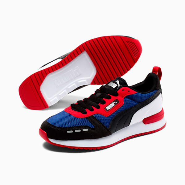 PUMA R78 Sneakers, Limoges-Black-High Risk Red, extralarge