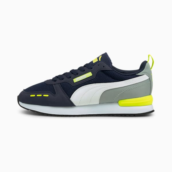 PUMA R78 Sneakers, Peacoat-Quarry-Yellow Alert, extralarge