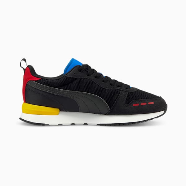 PUMA R78  Unisex Sneakers, Puma Black-Puma Black-High Risk Red, extralarge-IND