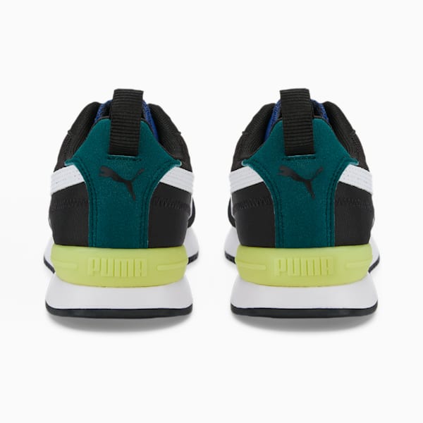 R78  Sneakers, Puma Black-Puma White-Light Lime, extralarge-IND
