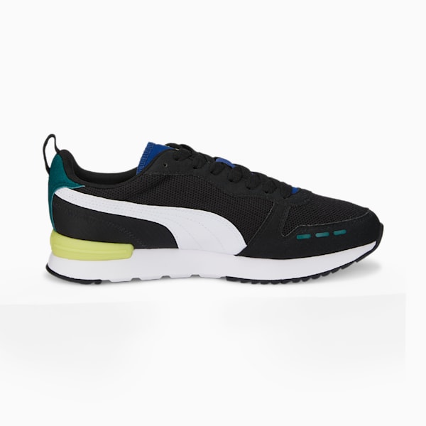 R78  Sneakers, Puma Black-Puma White-Light Lime, extralarge-IND
