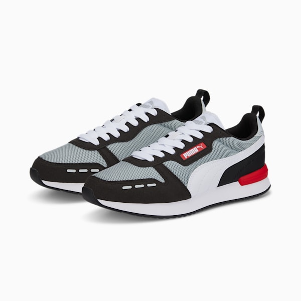 PUMA R78  Unisex Sneakers, Quarry-Puma White-Puma Black, extralarge-IND