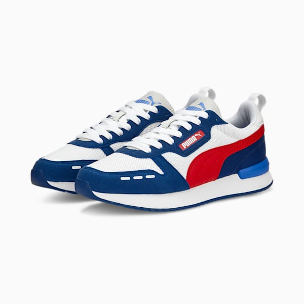 PUMA R78 Sneakers, PUMA White-For All Time Red-Clyde Royal-Dusky Blue, extralarge