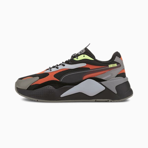 RS-X³ City Attack Kids' Sneakers JR, Puma Black-Paprika, extralarge