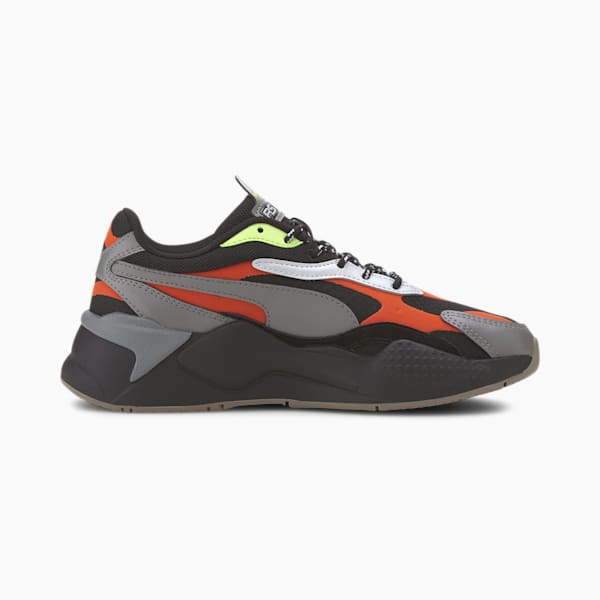 RS-X³ City Attack Kids' Sneakers JR, Puma Black-Paprika, extralarge