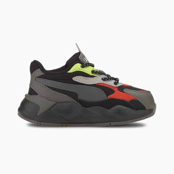 RS-X³ City Attack Toddler Shoes, Puma Black-Paprika, extralarge