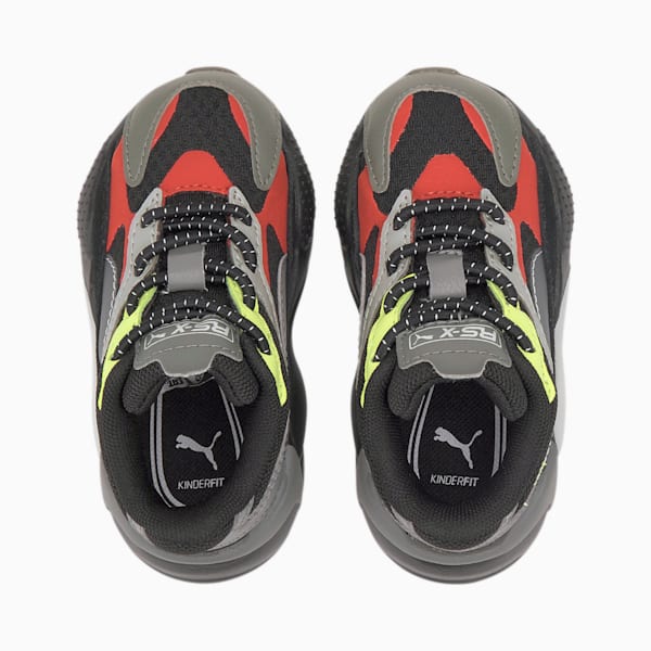 RS-X³ City Attack Toddler Shoes, Puma Black-Paprika, extralarge