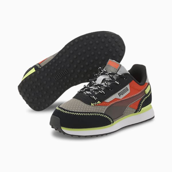 Future Rider City Attack Little Kids' Shoes, Ultra Gray-Fusion Coral, extralarge