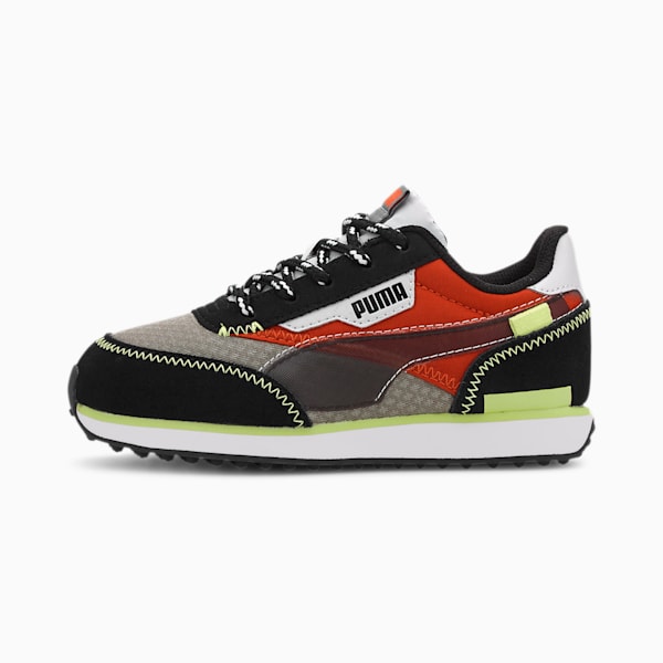 Future Rider City Attack Little Kids' Shoes, Ultra Gray-Fusion Coral, extralarge