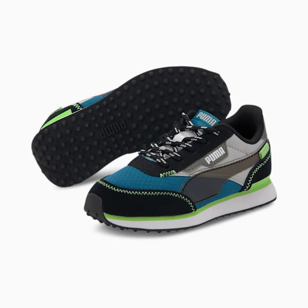 Future Rider City Attack Little Kids' Shoes, Digi-blue-Gray Violet, extralarge
