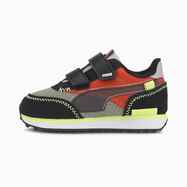 Future Rider City Attack AC Toddler Shoes, Ultra Gray-Fusion Coral, extralarge