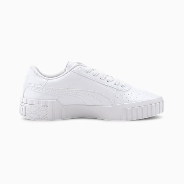 Cali Patent Kids' Shoes JR, Puma White-Puma White, extralarge