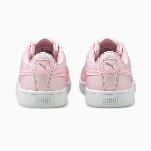 PUMA Vikky v2 Glitz Girls' Sneakers JR, Pink-Pink-Puma Silver, extralarge