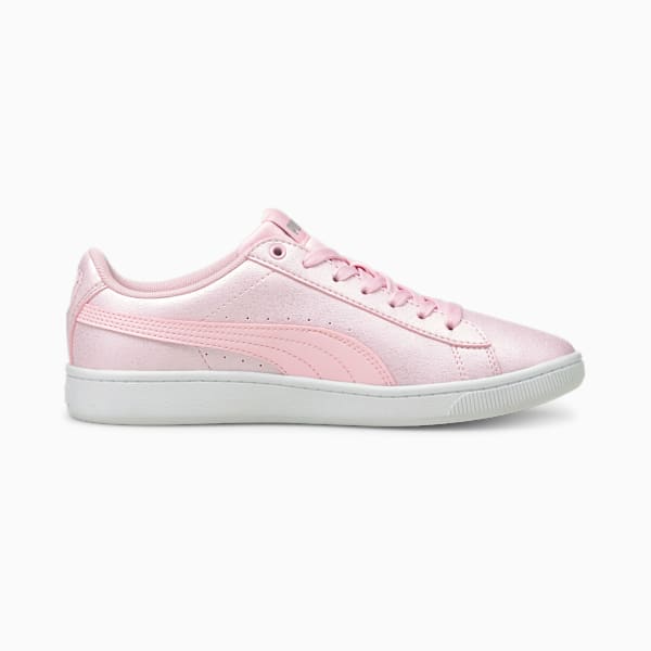 PUMA Vikky v2 Glitz Girls' Sneakers JR, Pink-Pink-Puma Silver, extralarge