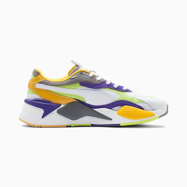 RS-X³ Level Up Sneakers, Puma White-Limepunch, extralarge