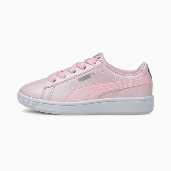 PUMA Vikky v2 Glitz 2 Little Kids' Shoes, Pink Lady-Pink Lady-Puma Silver, extralarge