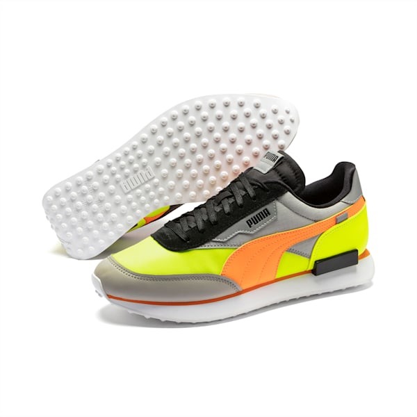 Future Rider Risk Alert Sneakers, Safety Yellow-Puma Black, extralarge
