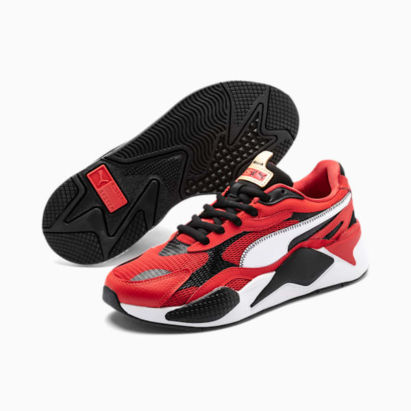 RS-X³ Chinese New Year Men's Sneakers, High Risk Red-Puma White-Puma Black, extralarge