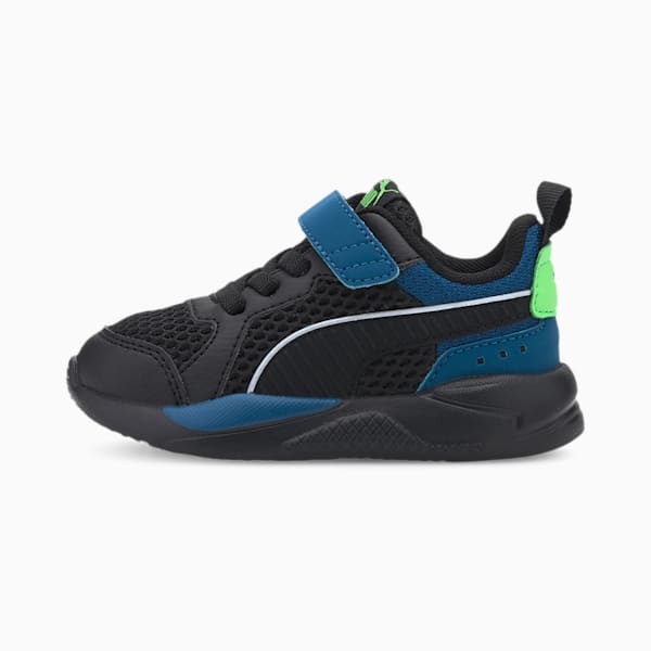 X-RAY Glow Toddler Shoes, Puma Black-Puma Black-Digi-blue-Summer Green, extralarge