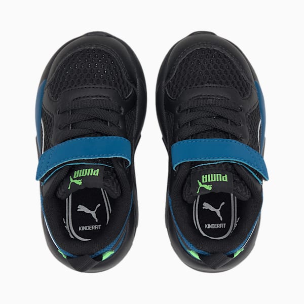 X-RAY Glow Toddler Shoes, Puma Black-Puma Black-Digi-blue-Summer Green, extralarge