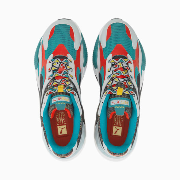 RS-X³ Mix Men's Sneakers, Teal Green-Puma Black, extralarge